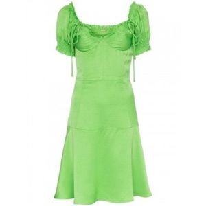 CULT GAIA Scarlett Dress in Kelly Green